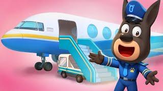 Airplane Safety Tips | Police Rescue | Cartoons for Kids | Sheriff Labrador