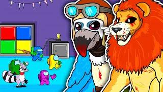 AMONG US in Indigo Park: MOLLIE MACAW & LLOYD THE LION Attack! | 2D Animation by Toonz