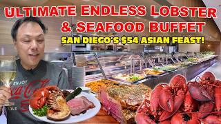 Largest Lobster & Seafood Buffet in San Diego!  Incredible $54 Massive Asian Feast!