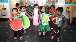 FRUITS DAY CELEBRATIONS BY KINDERGARTEN