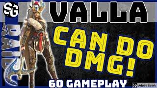 RAID SHADOW LEGENDS | VALLA CAN DO DAMAGE! REVIEW GUIDE MASTERIES 60 GAMEPLAY ARENA ICEGOLEM SPIDERS