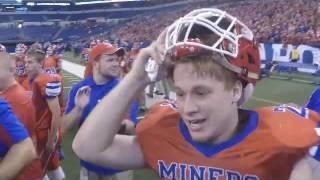 Linton Miners win the Class A state football championship on Nov. 26, 2016 at Lucas Oil Stadium in I