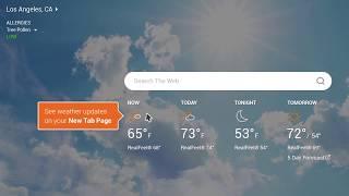 Weather Forecast powered by Accuweather