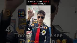 Ranking The Top 5 Tony Intros!