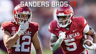 SANDERS ATTACK || Drew & Rocket Sanders CARRY Arkansas to Win over Bobby Petrino