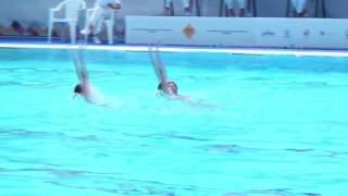 Jelsincro SPAIN DUO ELIMINATORIA SYNCHRONISED SWIMMING MEDITERRANEAN CUP 2017