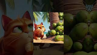 Ginger cat love story   #cats #cute #ai #shorts