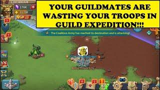 Lords Mobile - BAD GUILD EXPEDITION GUILDMATES -  How to improve your RL skills in Guild Expedition