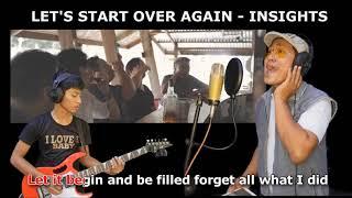 LET'S START OVER AGAIN BY INSIGHTS - CHRISTOPHER P. QUINTANA / NICO U. QUINTANA COVER