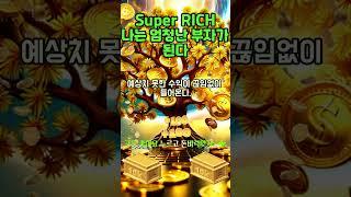 매일 30초 부자확언~! 그동안의 모든 걱정들이 소멸되고 엄청난 부자가 된다! 1등 2등 부자 시험 사업 로또 #shorts #신년운세 #돈명상 #부자명상 #부자확언