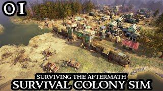 Surviving the Aftermath - The PERFECT Start - Shattered Hope NEW DLC Colony Sim Survival Part 01
