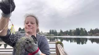 Magnet fishing Martha Lake Park with Grandma Kelly Clean Life, Clean Living