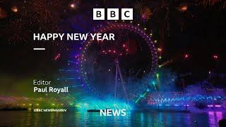 BBC News (UK) | London and Edinburgh Fireworks – New Year 2024 Live