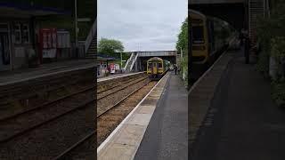 158 909 arrives at Bentham 22 May 2022 #northernrailway #bentham #benthamline