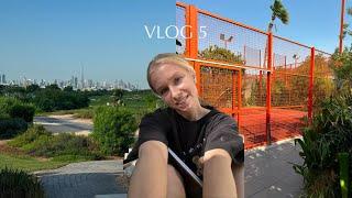 Vlog 5 | Dubai University Consolidation Week, Working as a Creative Director, Playing Tennis