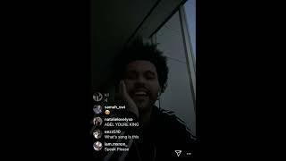 The Weeknd on Instagram Live 3/27/2020