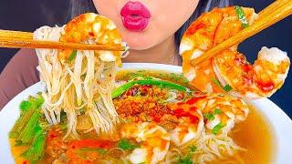 ASMR BRISKET, SHRIMP, CHICKEN & MEATBALL PHO | MUKBANG | EATING SOUNDS | ASMR PHAN