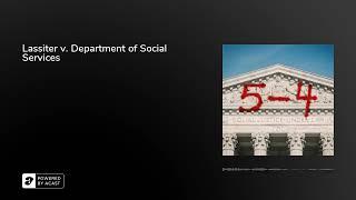 Lassiter v. Department of Social Services | 5-4