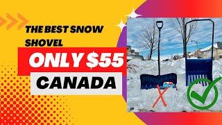 Best Snow Shovel to purchase under $55 in Canada- Yukon Sleigh Shovel- 4K video