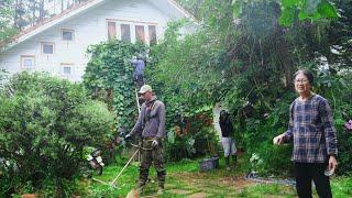 The girl helped the old lady clean up the villa when she was not healthy, had no care | House Clean