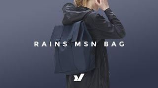 A Sleek & Simple Bag Inspired By Old School Rucksacks - The Rains MSN Bag