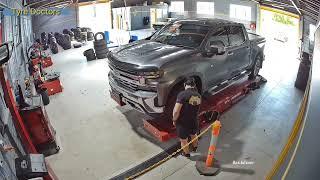 Chevrolet Silverado Tyre replacement and wheel alignment