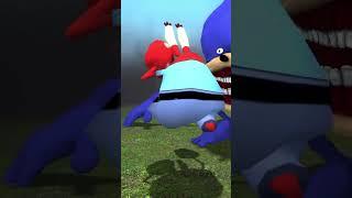 Shin sonic tapes vs Mr  Crabs #shinsonic #sonictapes #krabs #crabs #garrysmod