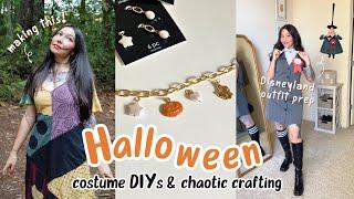 VLOG: making a Sally costume, Nightmare Before Christmas Disneybound & chaotic Halloween crafting