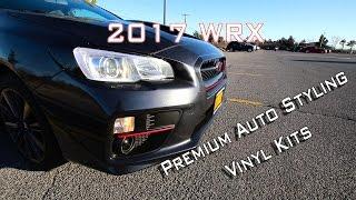 Premium Auto Styling Pinstriping and Amber Delete on 2017 WRX