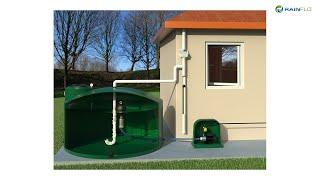 RainFlo Preconfigured Above Ground Rainwater Collection System