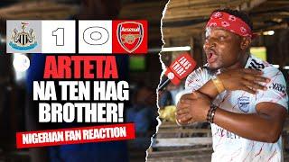 NEWCASTLE 1-0 ARSENAL  ( Godfrey - NIGERIAN FANS REACTION) - Premier League 24-245 HIGHLIGHTS