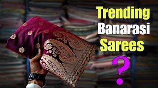 न्यू बनारसी साड़ी 20204 | Wedding wear Banarasi saree | Dulhan Banarasi saree 2024 | #banarasisaree