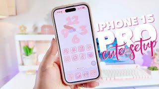 ⋆·˚ ༘ * iPhone 15 Pro | CUTE SETUP | pastel theme ⋆·˚ ༘ *