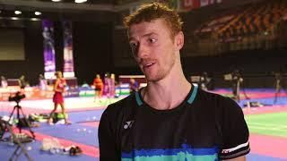 Kieran Merrilees looks ahead to facing Lin Dan at the TOTAL BWF World Championships in Glasgow