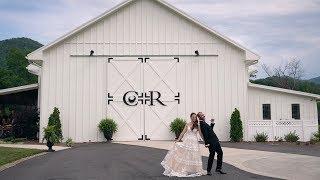 Fun mountain wedding at an Asheville Barn