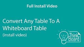 Transform Your Classroom: Easy Install of Think Board Whiteboard Tables | DIY Tutorial | Dry Erase