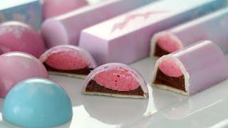 Raspberry Hot Chocolate Filling | Raspberry Marshmallow and Milk Chocolate Ganache