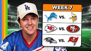 Predicting Every Week 7 NFL Game