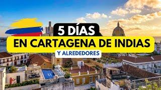 ️ CARTAGENA en 5 DÍAS: Los Mejores Sitios Turísticos y Alrededores para 2024 