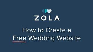 Zola | Free Easy Wedding Website Templates | How It Works