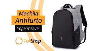 MOCHILA ANTIFURTO IMPERMEÁVEL DE ALTO PADRÃO - TOKSHOP