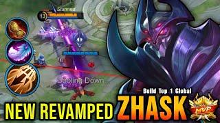 100% Deadly!! Zhask New Revamped Gameplay!! - Build Top 1 Global Zhask ~ MLBB