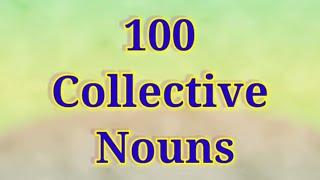 Collective Nouns - English Grammar