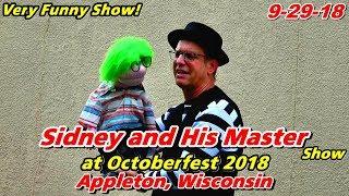 Sidney and His Master @Octoberfest, Appleton, WI (9-29-18)