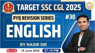 SSC CGL English Previous Year Question | SSC English PYQ Practice Series | SSC CGL 2025 | CMC INDORE