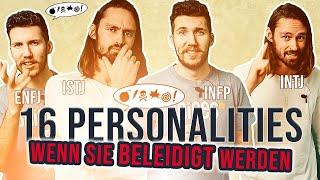 16 Personalities wenn sie beleidigt werden | Comedy Deutsch 