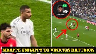 Mbappe Unhappy Reaction To Vinicius Insane Hattrick