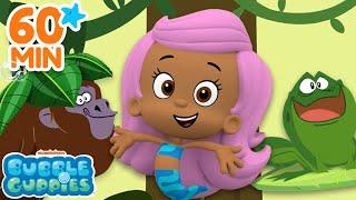 Bubble Guppies Learn Animal Names and Sounds!  60 Minute Compilation | Bubble Guppies