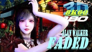 Alan Walker - Faded, VR180, 3D, Dance, MMD, ダンス, VaM, Beautiful Scene, 3DVR, 8K60FPS