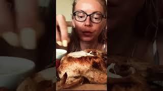 Курица гриль #mukbang #мукбанг #болталка #курица #жрунакамеру #готовимдома